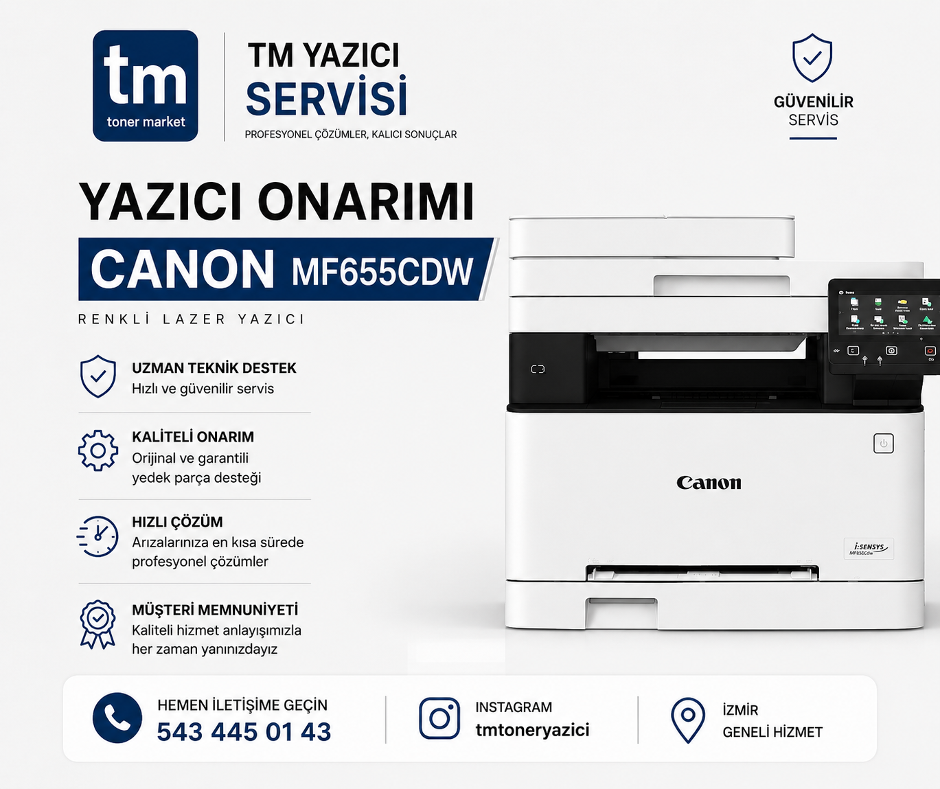 Canon MF655CDW Yazıcı Onarımı